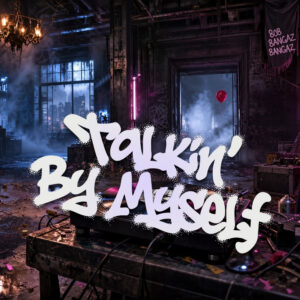Talking By Myself — Trap Drill Vinyl+ cover art, 808 Bangaz Collection, .verxe Steampunk aesthetic