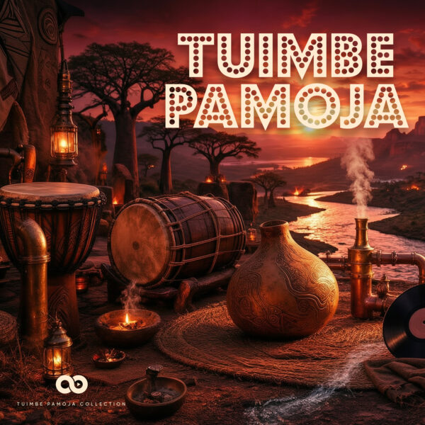 Tuimbe Pamoja — Afro Pop / Soul Vinyl+ cover art, Tuimbe Pamoja Collection, .verxe Steampunk aesthetic